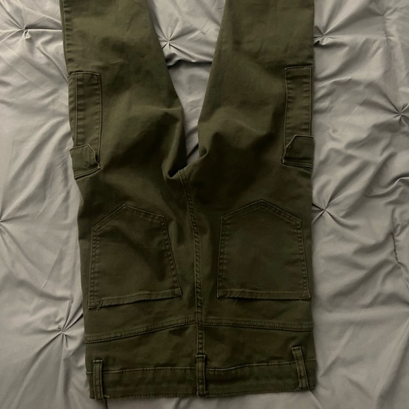 H&M green cargo pants - Picture 3 of 3